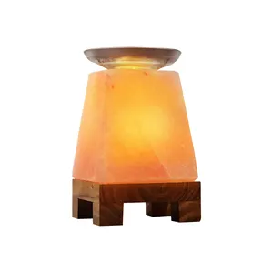 Гималайская скентаголическая соляная лампа с тонким декоративным декором для дома, простая в использовании старинная соляная лампа, теплое свечение