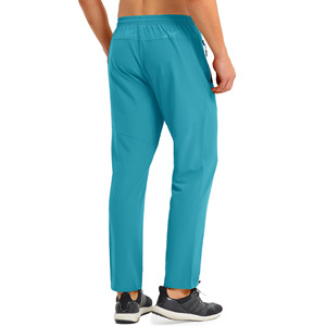 Pantalons de survêtement avec taille élastique, coupe-vent, en coton éponge, pantalon de jogging pour homme, couleur unie, pantalon de survêtement, poche tricotée, pantalon pour homme - Product Image 3