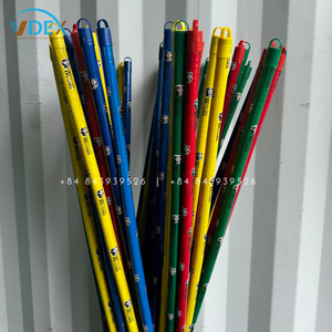 Venta al por mayor, mopa de madera pulida, cabeza de palo, producto de limpieza de jardín largo - Product Image 2