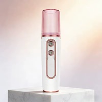 Vaporizador Facial USB, Mini Humidificador, Nebulizador, Vaporizador Facial, Instrumento de Belleza Hidratante, Herramienta para el Cuidado de la Piel Facial, Metal Nano