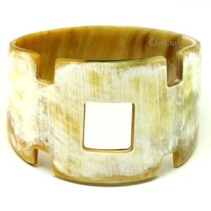 Brazaletes de Cuerno de Búfalo Pulidos y Ecológicos, Joyería de Moda Hecha a Mano para Mujer, Venta al por Mayor - Product Image 1