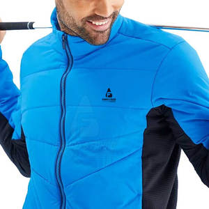 Veste de golf pour homme, col montant, logo sur le devant, imperméable, respirante, pour les terrains de golf, les voyages et les activités sportives - Product Image 4