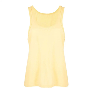 Tela de algodón transpirable Tamaño EE. UU. Mujeres para TankTop OEM ODM Fabricación Tanktop Mujeres acanalado Venta al por mayor Gym Fitness Tantop - Product Image 1