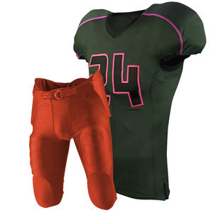 Maillots de football entièrement personnalisés et pantalon assorti uniforme américain pour adultes/club de jeunes 100% uniforme de football américain en polyester - Product Image 6