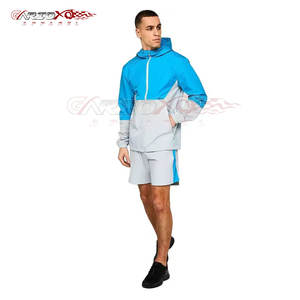 Quick Dry Windbreaker <b>Shorts</b> Set <b>For</b> <b>Men</b> With Moisture Wicking And Lightweight Design Athletic Windbreaker <b>Shorts</b> Set - Product Image 1