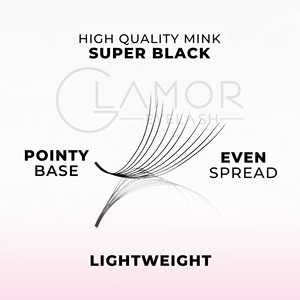 Embalaje personalizado suelto DIY 6D C ventiladores promocionados extensiones de pestañas de etiqueta privada adheridas al calor suministros de extensión de pestañas al por mayor OEM - Product Image 5