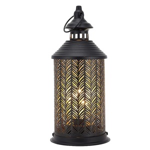 Venta caliente último diseño creativo Metal hierro colgante linterna decoración de Navidad portavelas para uso decorativo en el hogar - Product Image 6