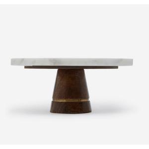 Comprar soporte de pastel de mármol con base de madera por STAR CRAFT INDIA Venta caliente 2024 herramientas de pastel soporte de pastel - Product Image 5