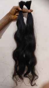 100% cheveux humains vierges Remy non transformés cuticule alignée sud temple indien cheveux tressés bruts doux et écologiques - Product Image 6