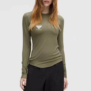 Camisetas Deportivas Cortas Unisex 100% Poliéster para Mujer, Transpirables, Resistentes al Viento, de Invierno, Manga Larga, sin Mangas - Product Image 1