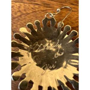 Pendientes Colgantes de Plata de Ley y Turquesa Philander Gia con Diseño Floral para Regalo - Product Image 5