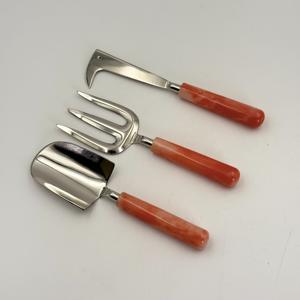 Outils de jardinage en acier inoxydable avec manche en résine, outils de bonsaï pour le repiquage, le creusement, le désherbage et la plantation - Product Image 3