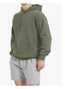 Sudadera con Capucha para Hombre de Alta Calidad, Fabricada en Bangladesh, con Logotipo Personalizado, Lisa, Teñida, de Algodón, Poliéster y Felpa, al por Mayor - Product Image 3