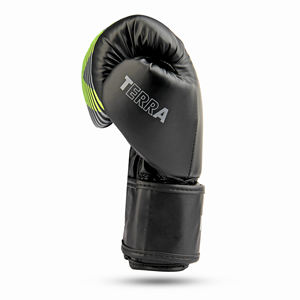 Guantes de boxeo RXN para hombre, guantes de entrenamiento de color rojo, cuero - Product Image 3