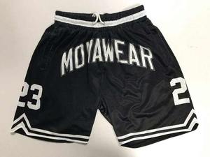 กางเกงขาสั้นเชือกผูกลำลองสองชั้นกางเกงขาสั้นเล่นยิมของผู้ชายผ้าโพลีเอสเตอร์ตาข่ายเย็บติดโลโก้ได้ตามต้องการ - Product Image 4