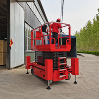 Plateforme élévatrice mobile à ciseaux hydraulique électrique robuste de haute qualité pour l'entretien industriel