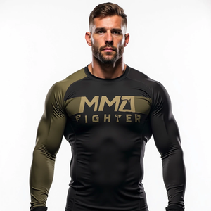 Get Combat Sports Rash Guards Sublimated Get MMA Gear Obtenga ropa al por mayor para entrenamiento de gimnasia y entrenamiento Fitness Get - Product Image 6