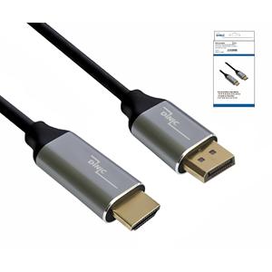 Cable DINIC DisplayPort a HDMI de 2m-5 VPE, Cables y Alambres de Alta Calidad - Product Image 1