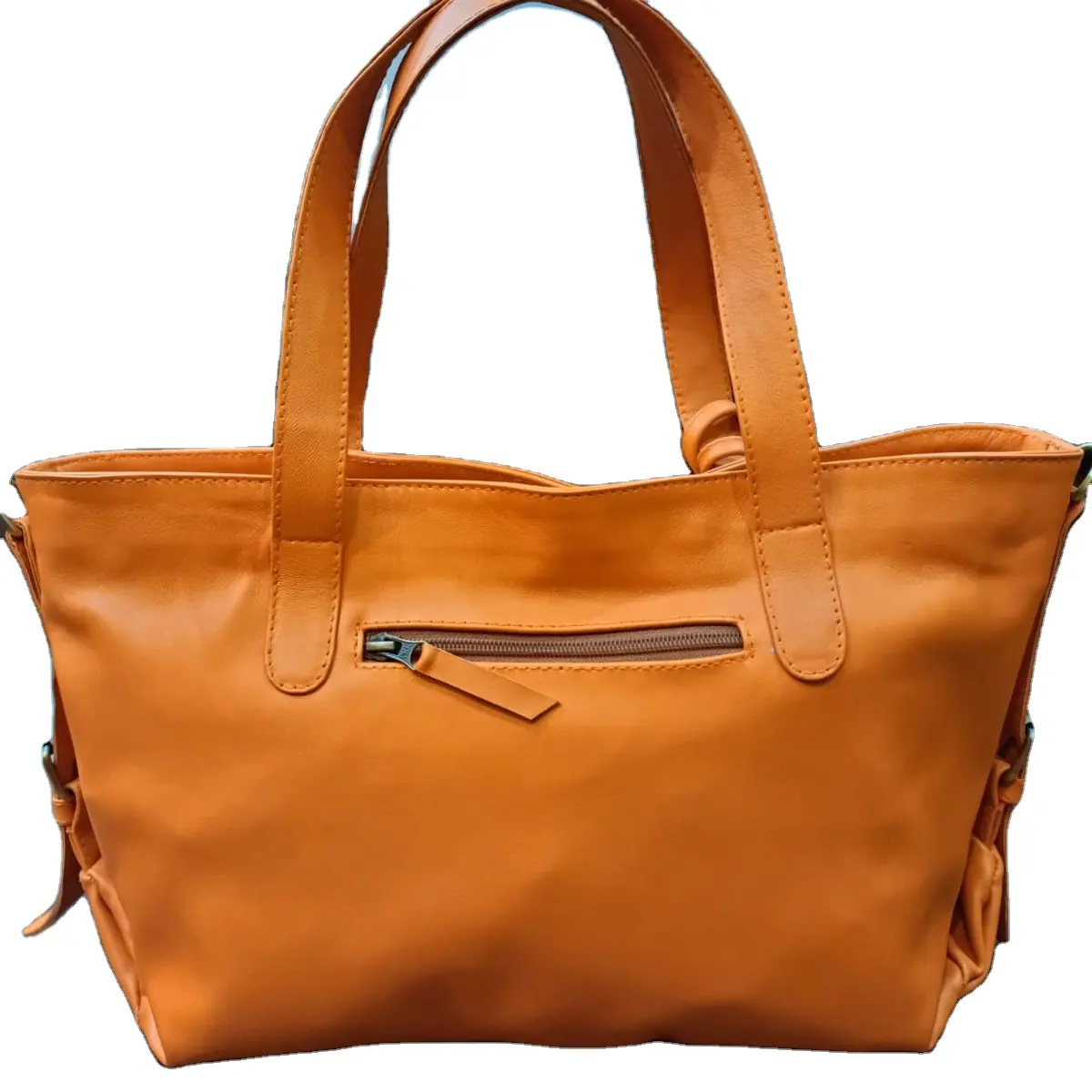Bolsa de couro genuíno para senhoras, conjunto de bolsas feitas sob encomenda da moda do couro para senhoras