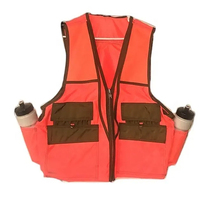 100% algodón importado Upland Field Bird Hunting Vest Front Shell Holders acolchado Shooting Upland Vest