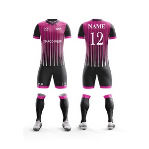 เสื้อฟุตบอลคุณภาพดีสำหรับผู้ชายและเด็ก  ผ้าโพลีเอสเตอร์ 100% ทรงเข้ารูป เหมาะสำหรับฤดูหนาว - Product Image 1
