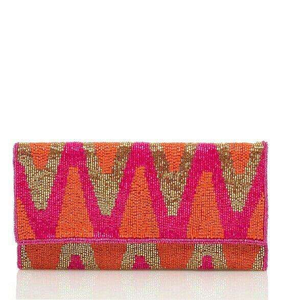 Bolso de mano de diseñador con cuentas hecho a mano de estilo indio multicolor, fiesta de compras de noche de estilo bohemio de glowin fashion - Product Image 4