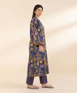 Venta caliente 2025 Traje de césped estampado Vestidos bordados para damas Venta caliente Nuevo diseño Vestido informal ligero para mujeres - Product Image 3