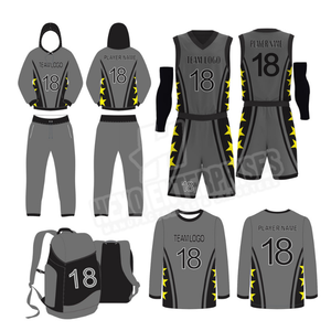 Ensembles de maillots d'entraînement de basket-ball pour hommes personnalisés en gros Kits de vêtements de club de basket-ball imprimés - Product Image 2
