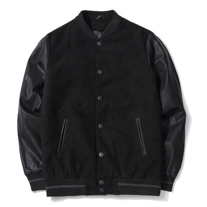 Veste universitaire chaude de haute qualité, OEM, bombardier lourd, unisexe, patchs personnalisés, vente en gros, look élégant, vêtement streetwear haut de gamme - Product Image 1