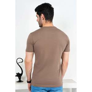 Cotton Crew Neck Men's Short Sleeve Fitness T-Shirt Loose Fit 300G Jersey Custom Logo OEM ODM Streetwear Wholesale - Product Image 4