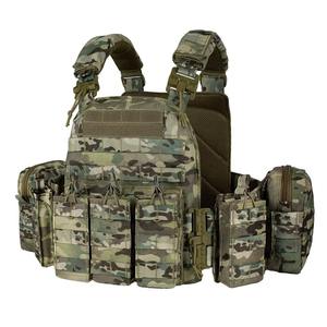 Chaleco Táctico Modular Molle con Portaplacas para Hombre, Ajustable, Resistente, Equipo para Exteriores - Product Image 6