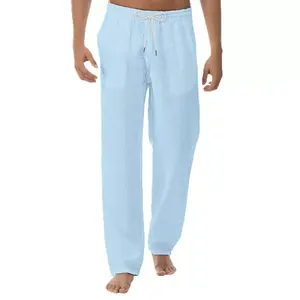 Pantalon homme 100% coton de qualité supérieure 2022 dernière conception vente en gros couleur personnalisée taille Style ODM - Product Image 4