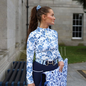 เสื้อขี่ม้าแขนยาวสำหรับผู้หญิงเสื้อขี่ม้าแห้งเร็วสำหรับการแสดง2024 - Product Image 3