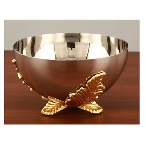 Frutero Moderno de Metal con Acabado Dorado Pulido, Ecológico, Apto para Lavavajillas, Duradero, Hecho a Mano - Product Image 3