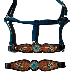 Bronc Noseband Leather Halters Available at Wholesale Price from Indian Exporter and Manufacturer for Sale