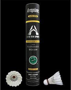 NUEVO Stock de Volantes de Bádminton de Grado Industrial EG1130 OEM/ODM Personalizables con Etiqueta Negra - Product Image 2