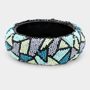 Elegant Handcrafted Women's Embroidery Seed <b>Beads</b> <b>Bracelet</b> Stylish Jewelry <b>for</b> Parties - Product Image 2