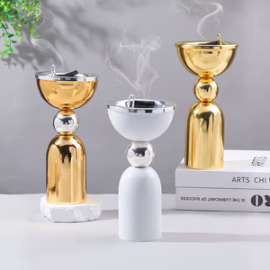 Luxury Metal Multicolour <b>Bakhoor</b> Burner Set Arabic <b>Oud</b> Incense Burner With Charcoal Holder For Home Decor Gift Middle East Use - Product Image 2