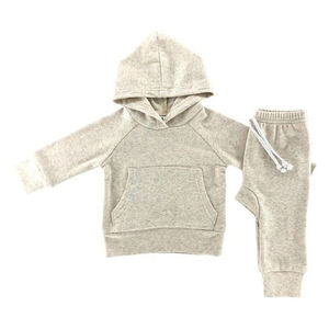 2024 survêtements pour enfants de haute qualité sur mesure OEM décontracté motif solide en gros bas prix - Product Image 2