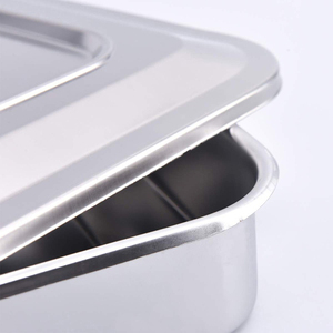 Utensilios Caja de esterilización de Instrumentos dentales de acero inoxidable con cubierta Instrumentos quirúrgicos Holloware Caja Holloware aprobada - Product Image 3