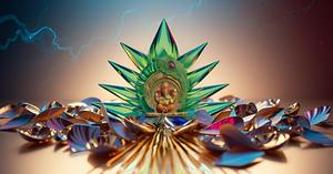 Statue en métal Sculpture murale suspendue pour la maison Décoration de porte d'entrée Figurine à collectionner pour la décoration murale - Product Image 2