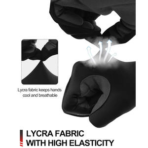ถุงมือขี่มอเตอร์ไซค์แบบครึ่งนิ้วของผู้ชายอุปกรณ์กีฬายุทธวิธีป้องกันแบบแข็งสำหรับปั่นจักรยานออกกำลังกายไนลอนโพลีเอสเตอร์ - Product Image 3