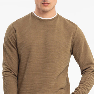 Personalizado en blanco de algodón pulóver sudaderas cuello redondo OEM hombres sudaderas con capucha al por mayor de algodón grueso pesado sudaderas - Product Image 6