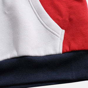 Sweat à capuche pour homme de haute qualité, personnalisé, à contraste de couleurs, en polaire doux, 100% coton, respirant, multicolores, à capuche de haute qualité - Product Image 5