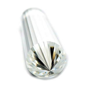 super clear <b>crystal</b> Point <b>Wand</b> Vogel Style Quartz <b>Crystal</b> <b>Wand</b> 24 Sided Double Point <b>Wand</b> Inspired Reiki <b>Crystal</b> Home Decoration - Product Image 3