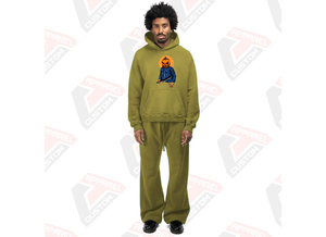 Conjunto de chándal de invierno de poliéster 100% transpirable de 2 piezas ultra cómodo y elegante para hombre, patrón sólido - Product Image 2