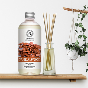 Recharge liquide pour diffuseur d'arômes Aromatika au bois de santal naturel 500ml, parfum d'ambiance longue durée pour diffuseur à bâtonnets - Product Image 4