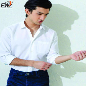 Nouvelle Collection Chemises Habillées en Flanelle Anti-plis pour Hommes, 100% Coton, Manches Longues, Vente en Gros, Vêtements Masculins Tendance - Product Image 3