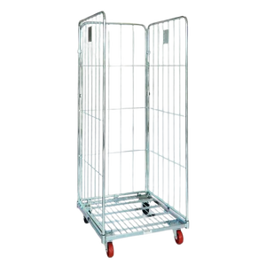Conteneur à roulettes standard à 3 parois 715x805x1800h 106x40 Roues PP 2 fixes + 2 pivotantes - Product Image 1