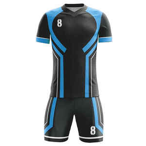 100% Polyester Séchage Rapide Respirant Impression Personnalisée Football Jersey Shorts Uniforme avec Unisexe - Product Image 4